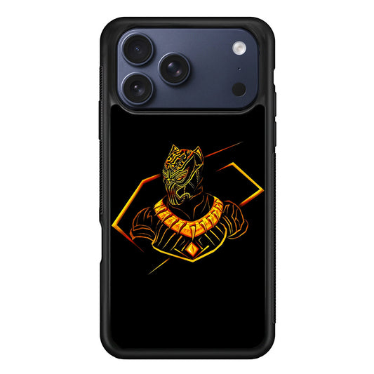 Black Panther Golden Art iPhone 17 Pro Max Case - Altracase