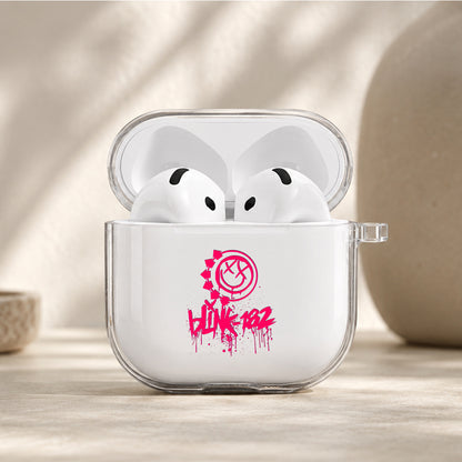 Blink-182 Iconic Protective Apple Airpods 4 Clear Case - Durable Clear Protection