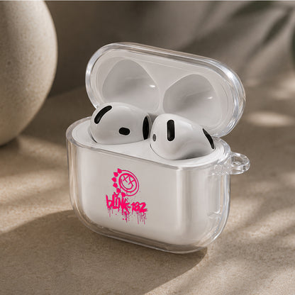 Blink-182 Iconic Protective Apple Airpods 4 Clear Case - Durable Clear Protection