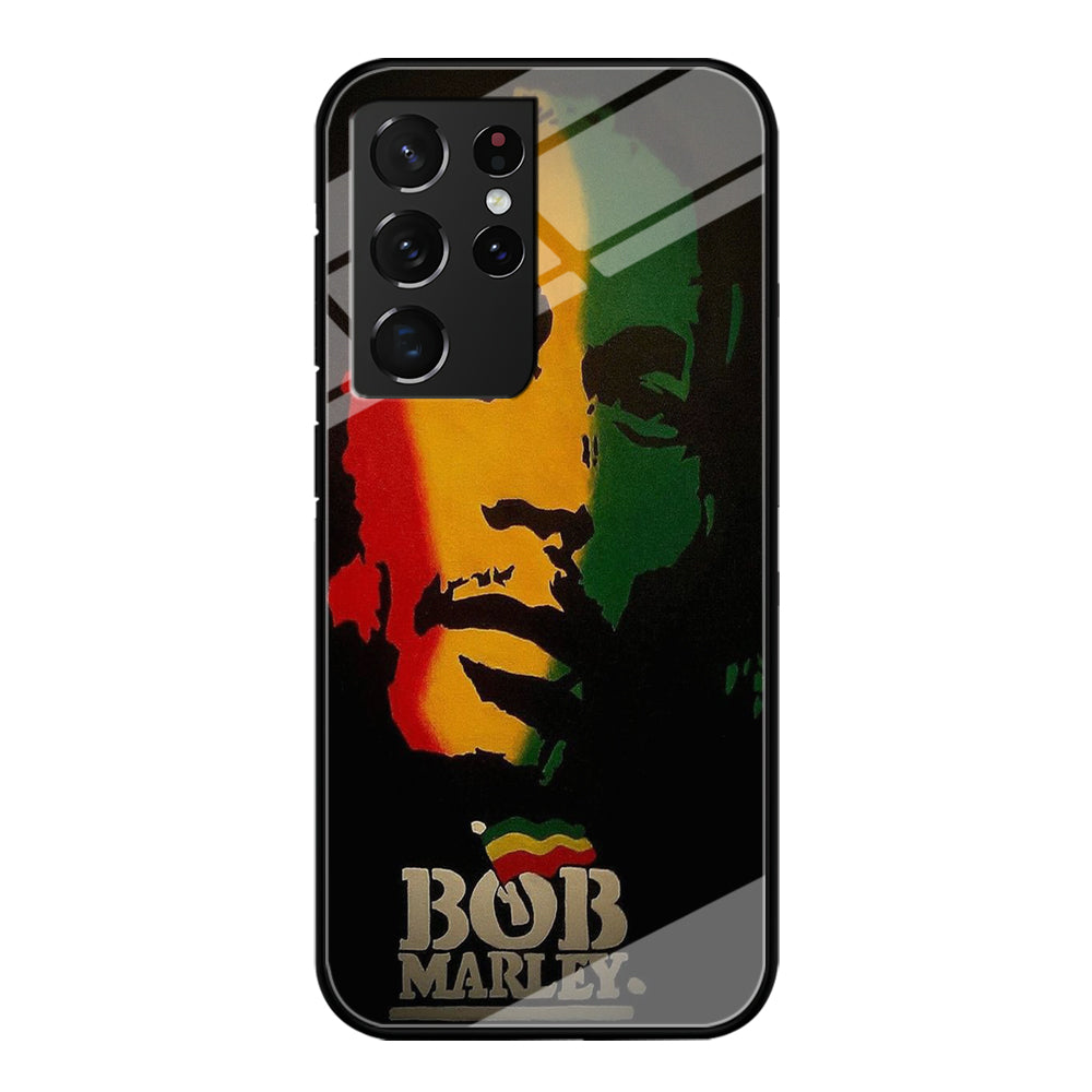 Bob Marley 002 Samsung Galaxy S21 Ultra Case-Phone Case-Tempered Glass Case-Altracase