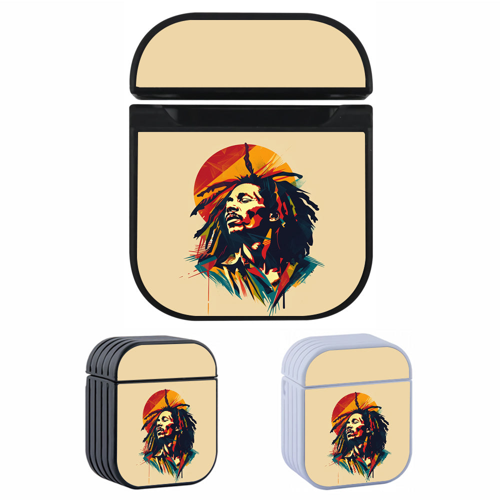 Bob Marley Reggae Art Apple AirPods Case-AirPod Case-Altracase
