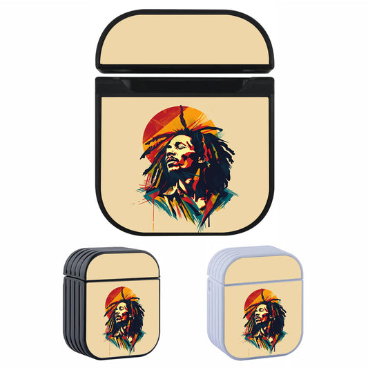Bob Marley Reggae Art Apple AirPods Case-AirPod Case-Altracase