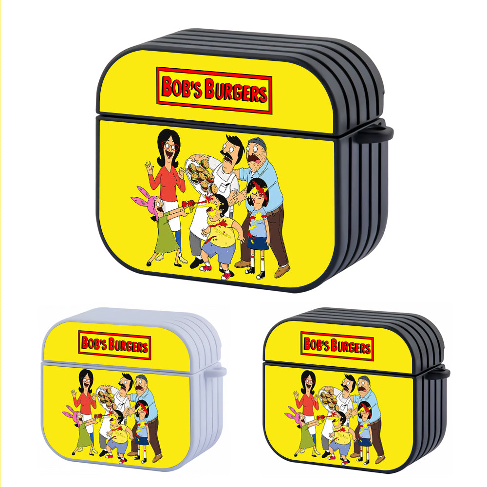 Bob's Burgers Cartoon Series Hard Plastic Case Cover For Apple Airpods 3
