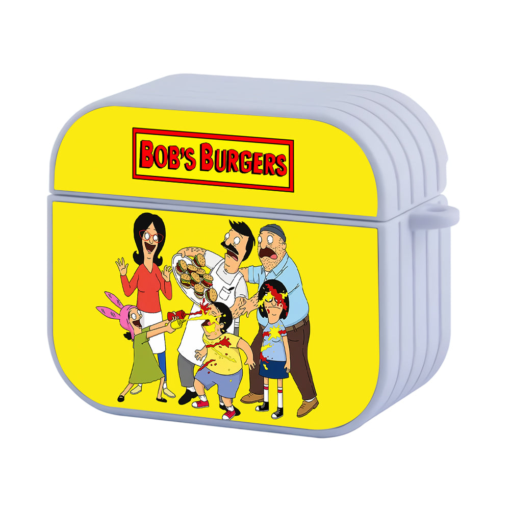 Bob's Burgers Cartoon Series Hard Plastic Case Cover For Apple Airpods 3