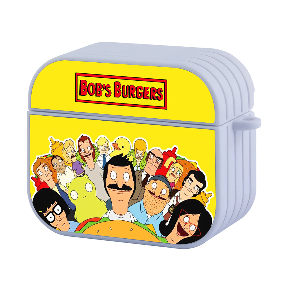 Bob's Burgers TV Series Hard Plastic Case Cover For Apple Airpods 3