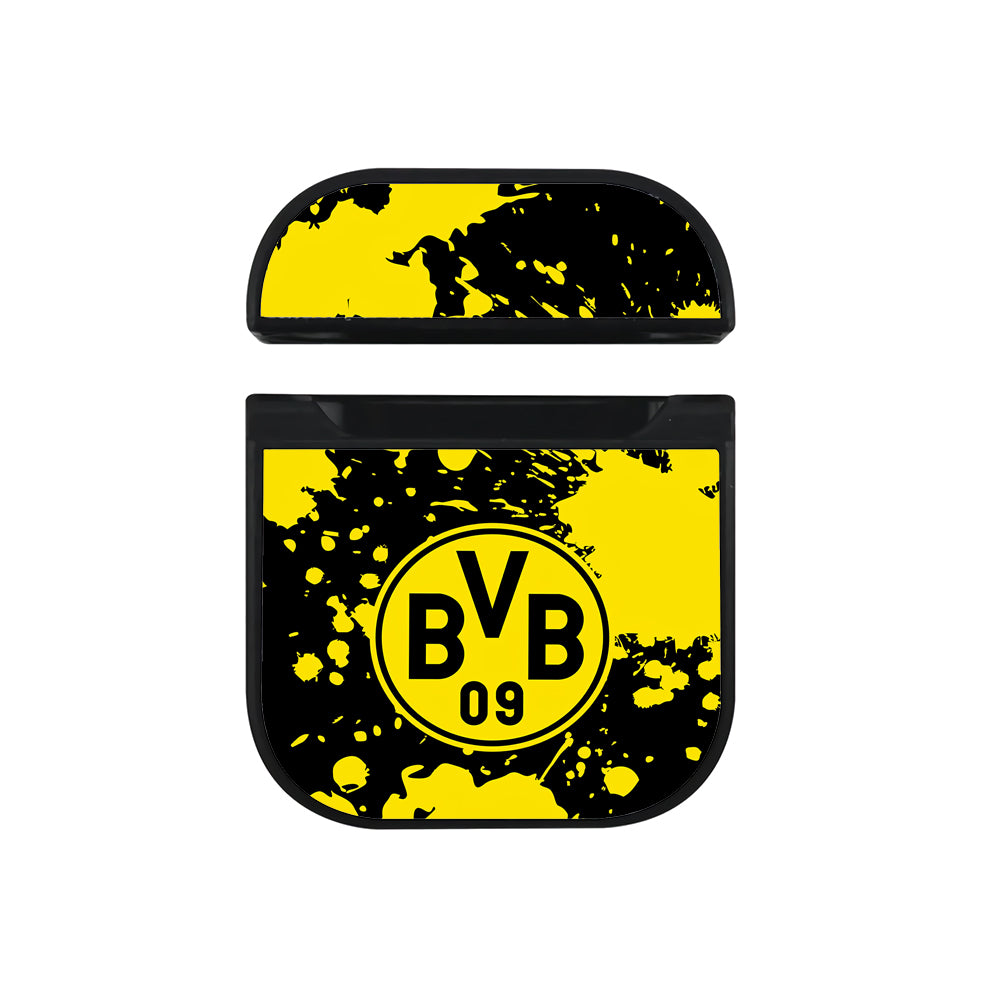 Borussia Dortmund Logo Art Apple AirPods Case-AirPod Case-Black-Altracase