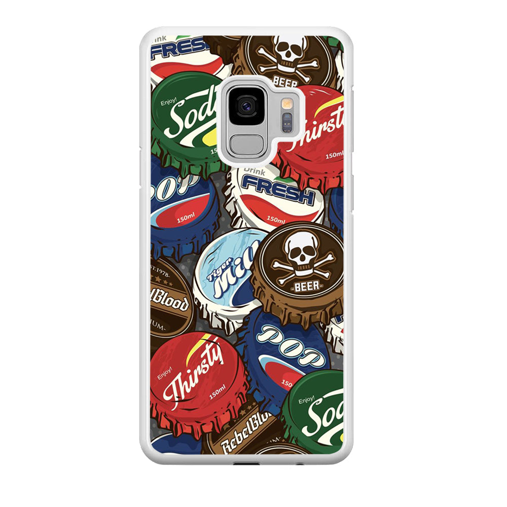 Bottle Cap Doodle Samsung Galaxy S9 Case