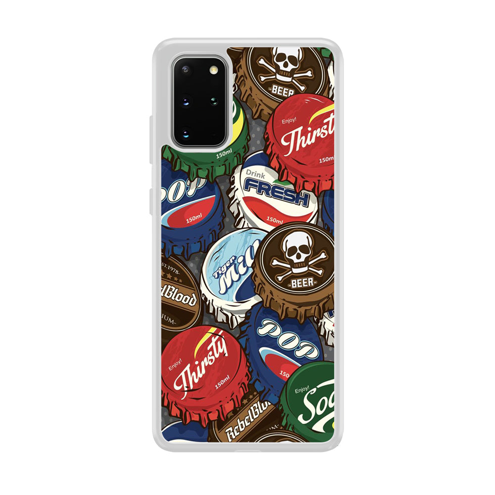 Bottle Cap Doodle Samsung Galaxy S20 Plus Case