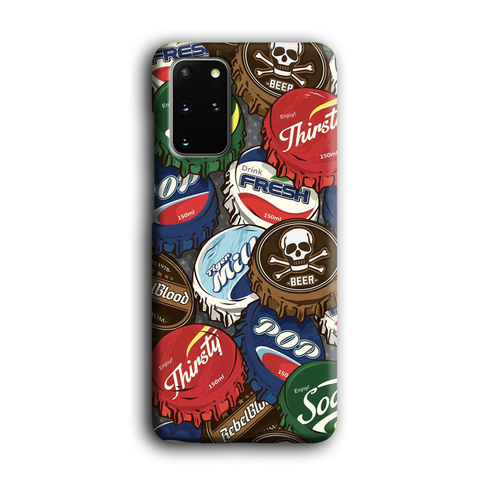 Bottle Cap Doodle Samsung Galaxy S20 Plus Case