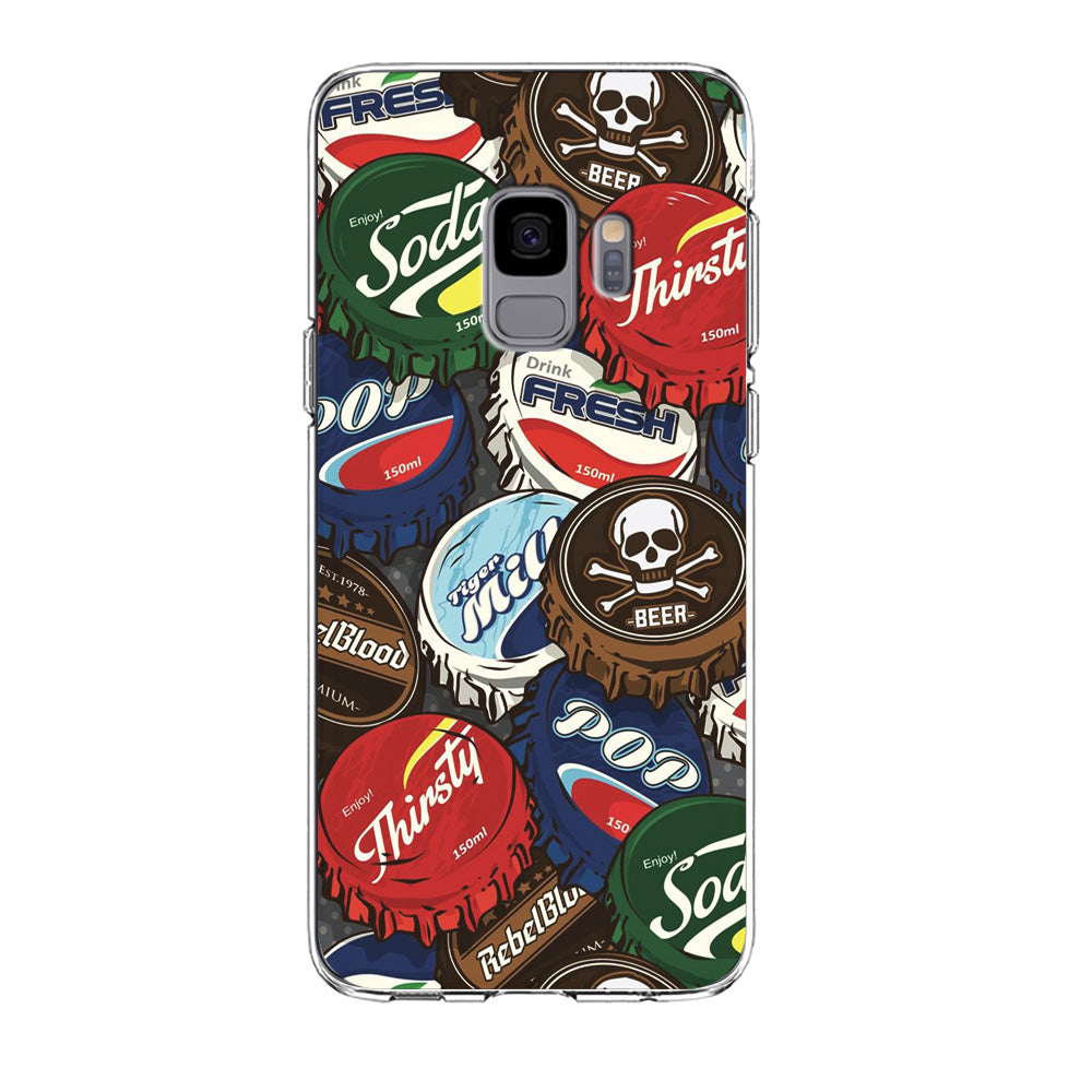 Bottle Cap Doodle Samsung Galaxy S9 Case