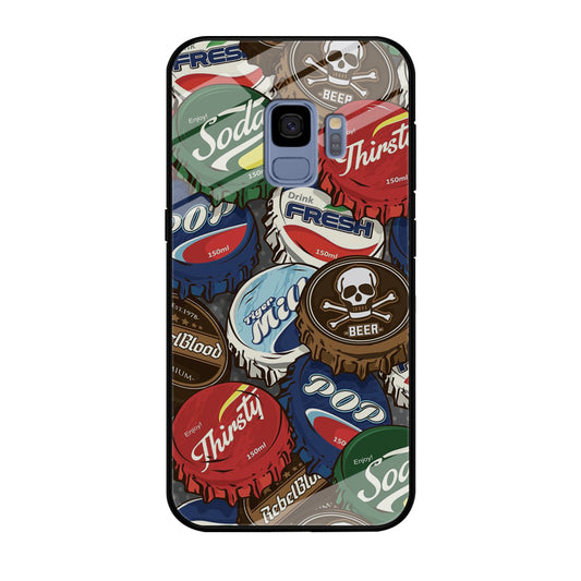 Bottle Cap Doodle Samsung Galaxy S9 Case