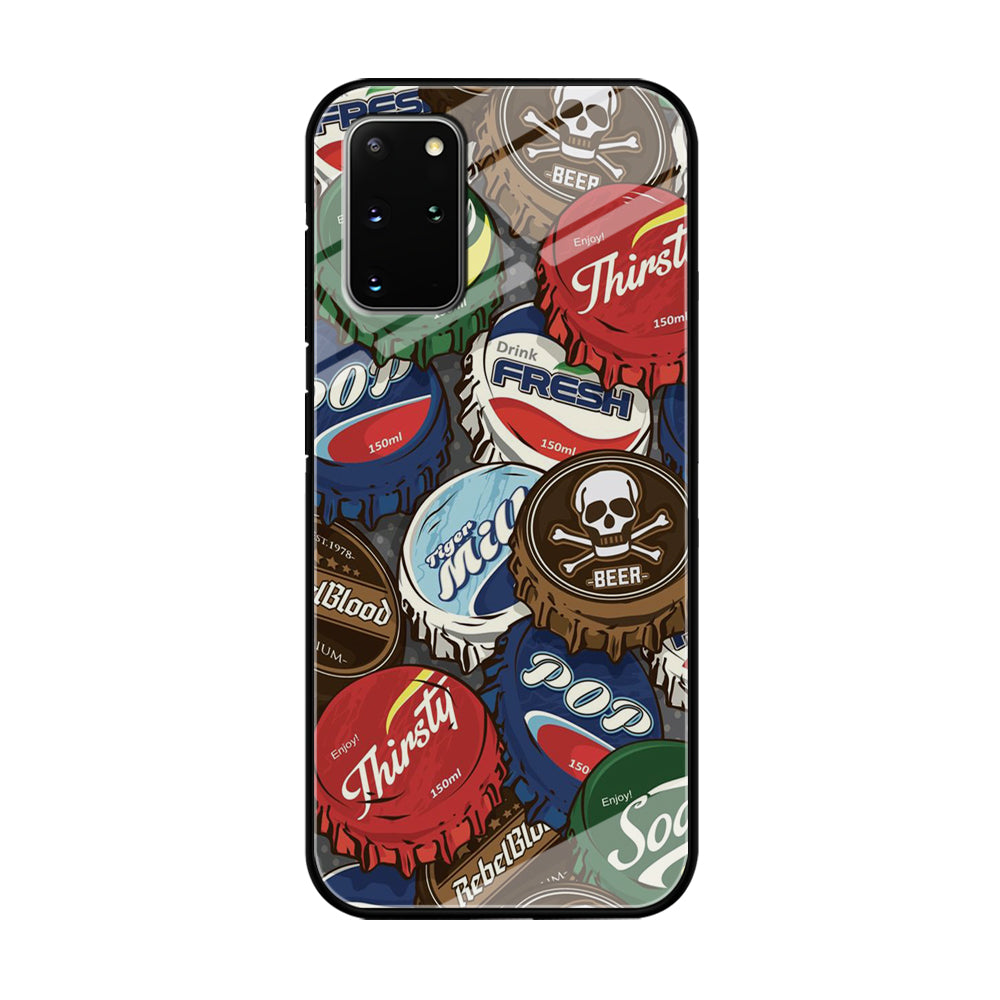 Bottle Cap Doodle Samsung Galaxy S20 Plus Case