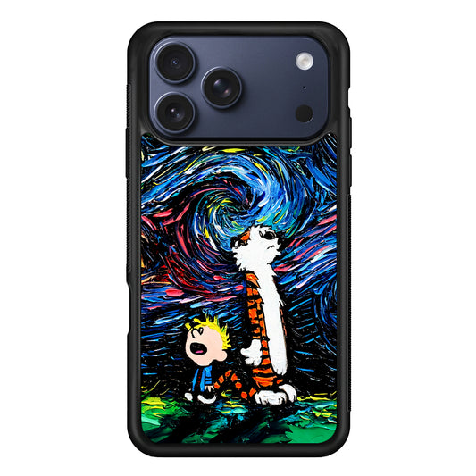 Calvin and Hobbes Starry Night iPhone 17 Pro Case - Altracase