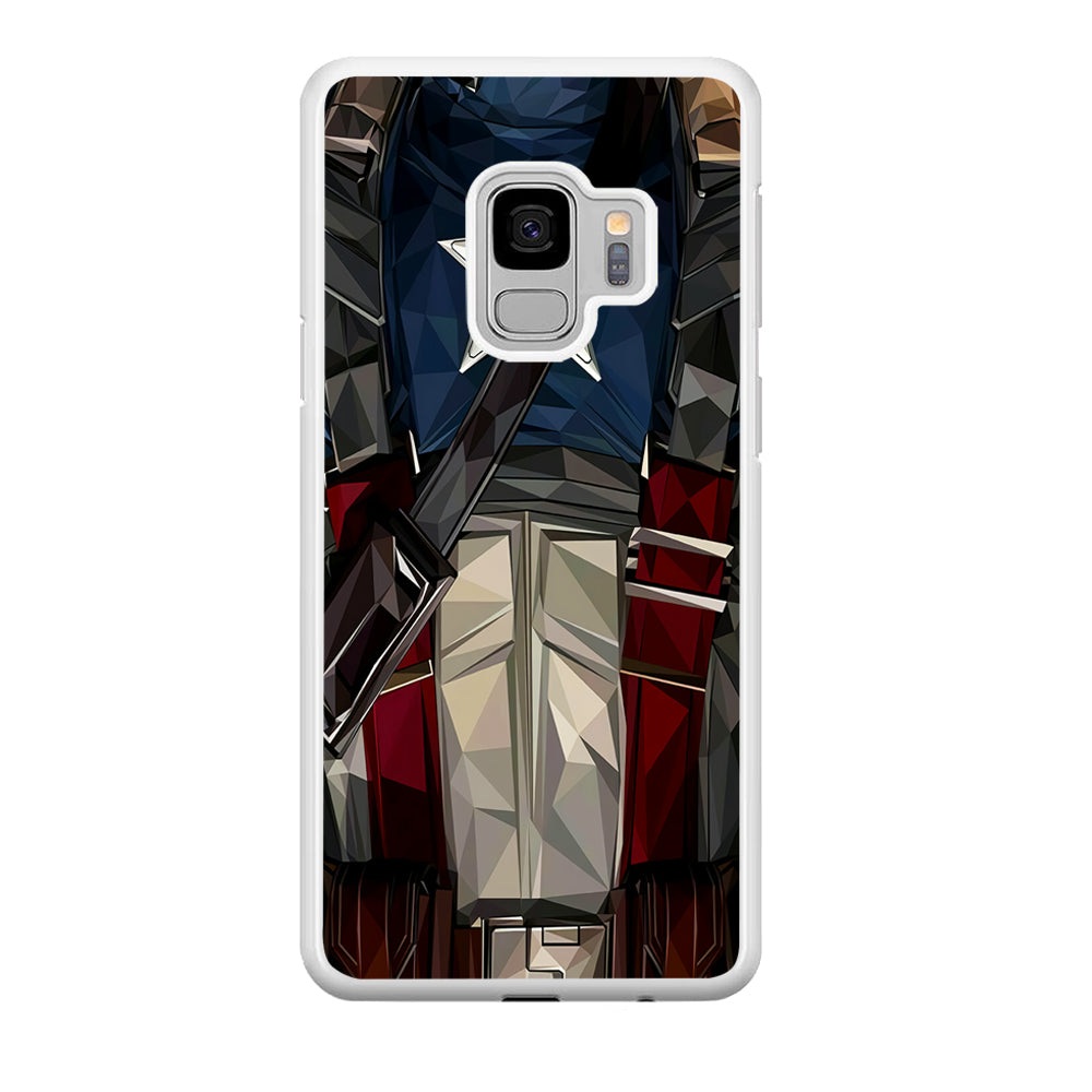 Captain America Costume Suit Samsung Galaxy S9 Case