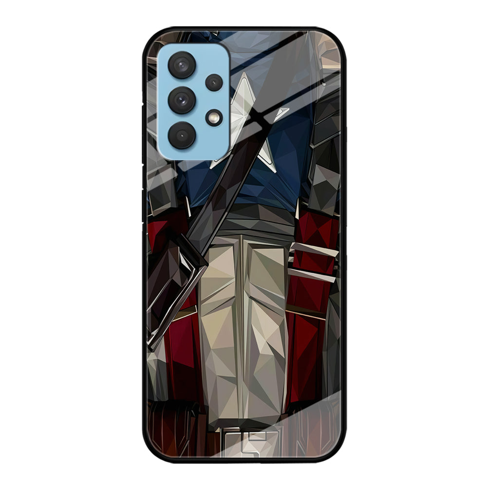 Captain America Costume Suit Samsung Galaxy A32 Case