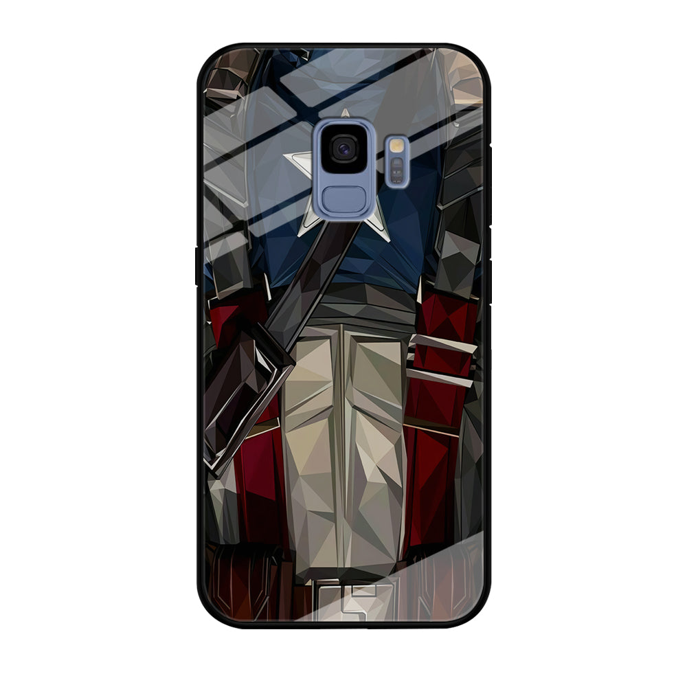 Captain America Costume Suit Samsung Galaxy S9 Case