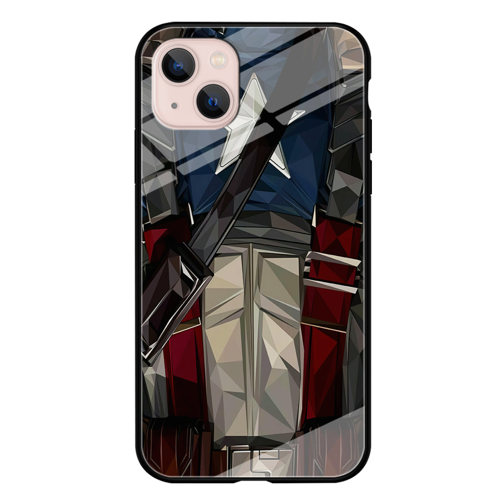 Captain America Costume Suit iPhone 14 Plus Case