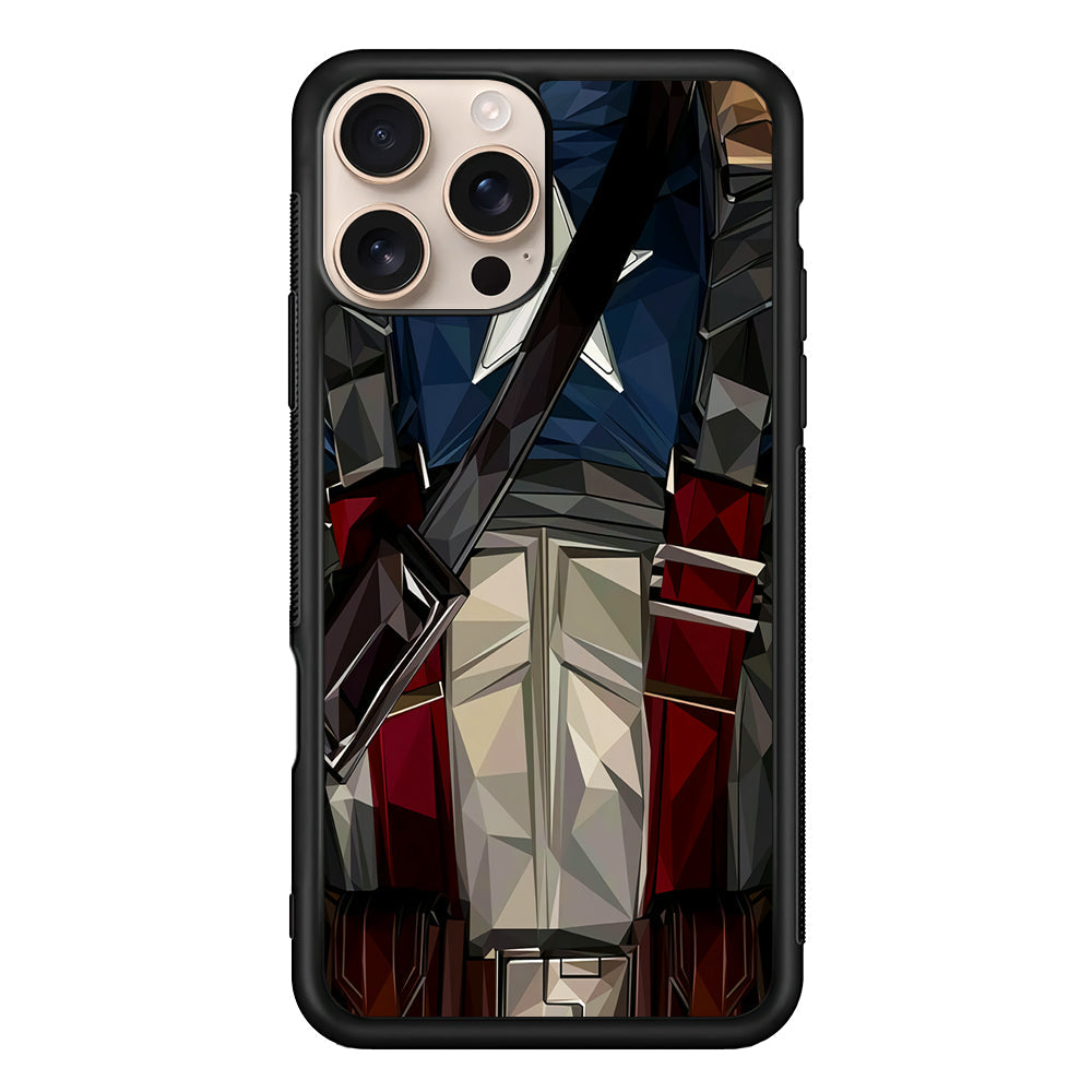 Captain America Costume Suit iPhone 16 Pro Max Case - Altracase