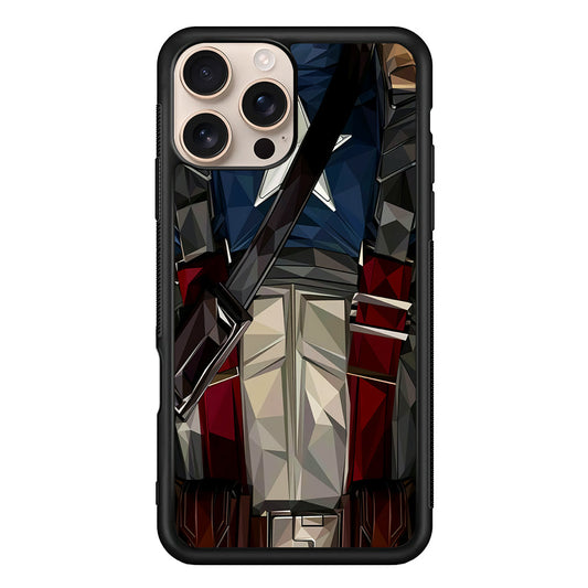 Captain America Costume Suit iPhone 16 Pro Max Case - Altracase