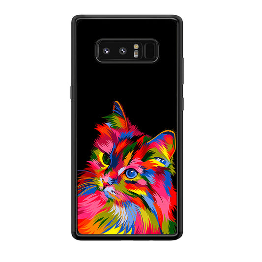 Cat Colorful Art Painting Samsung Galaxy Note 8 Case