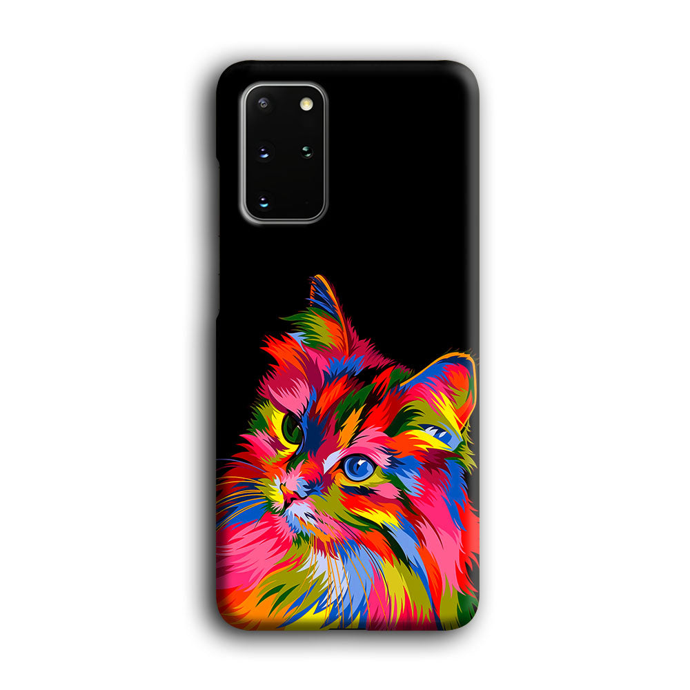 Cat Colorful Art Painting Samsung Galaxy S20 Plus Case