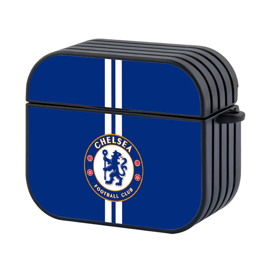 Chelsea FC Logo White Stripe Apple AirPods 4 Case - AirPod Case - Altracase