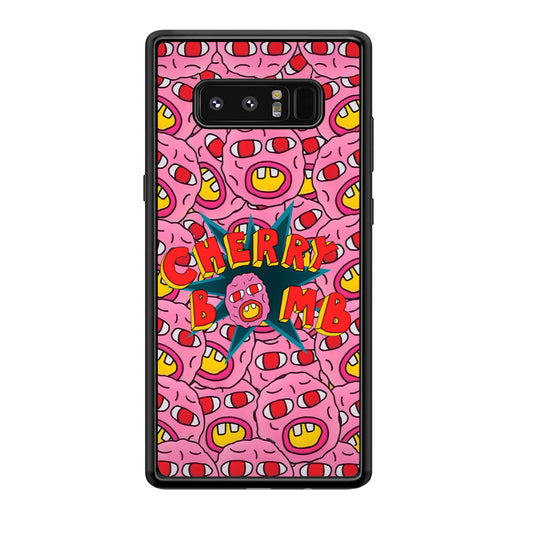 Cherry Bomb Face Sticker Samsung Galaxy Note 8 Case