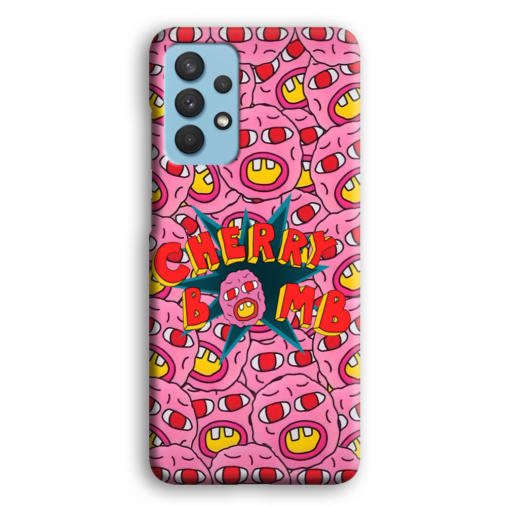 Cherry Bomb Face Sticker Samsung Galaxy A32 Case