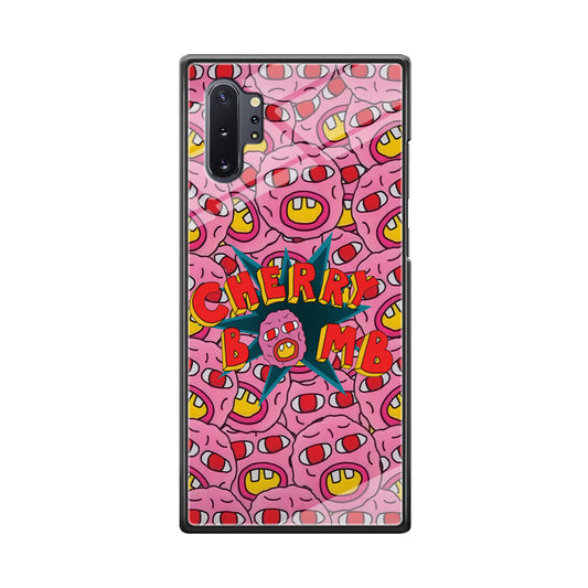 Cherry Bomb Face Sticker Samsung Galaxy Note 10 Plus Case