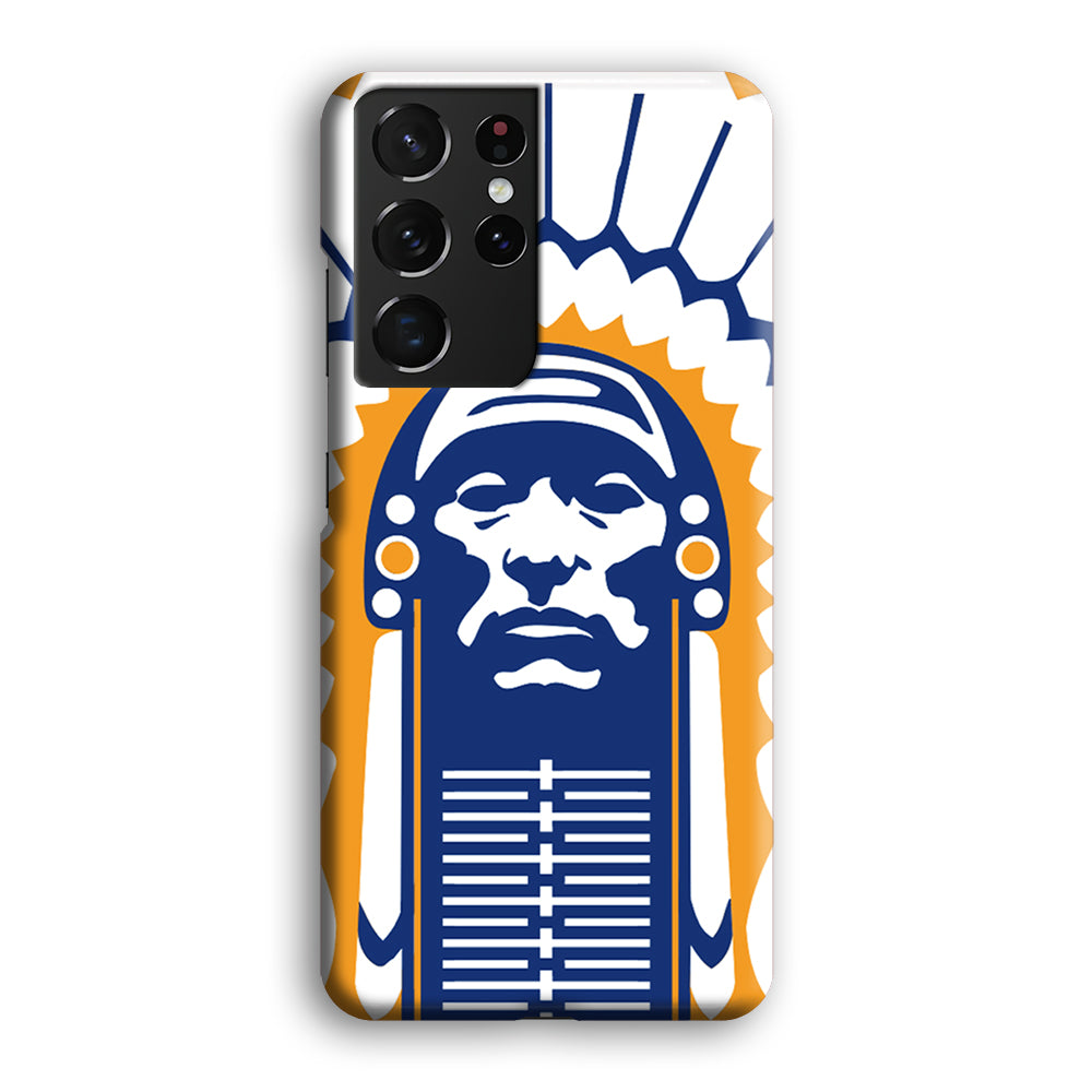 Chief Illiniwek Illinois Samsung Galaxy S22 Ultra Case