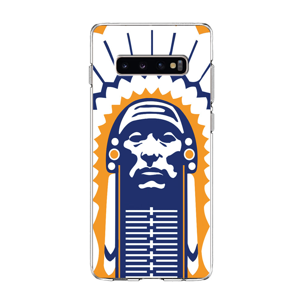 Chief Illiniwek Illinois Samsung Galaxy S10 Case