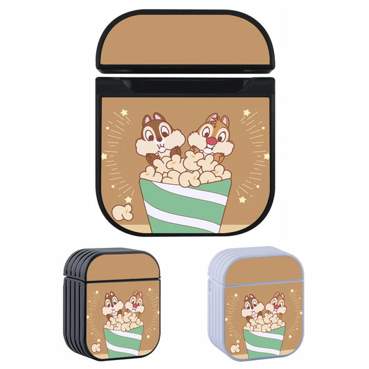 Chip N Dale Eating Popcorn Apple AirPods Case-AirPod Case-Altracase