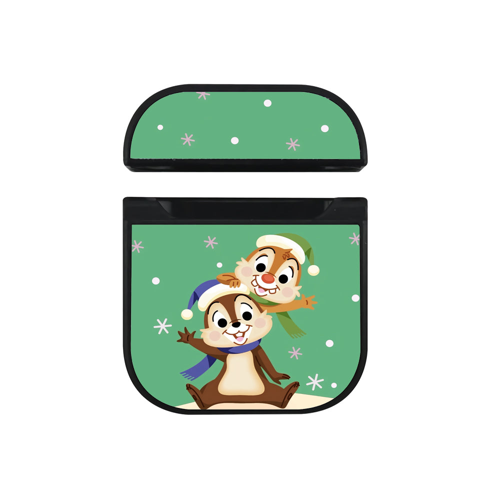 Chip N Dale Happy Winter Apple AirPods Case-AirPod Case-Black-Altracase