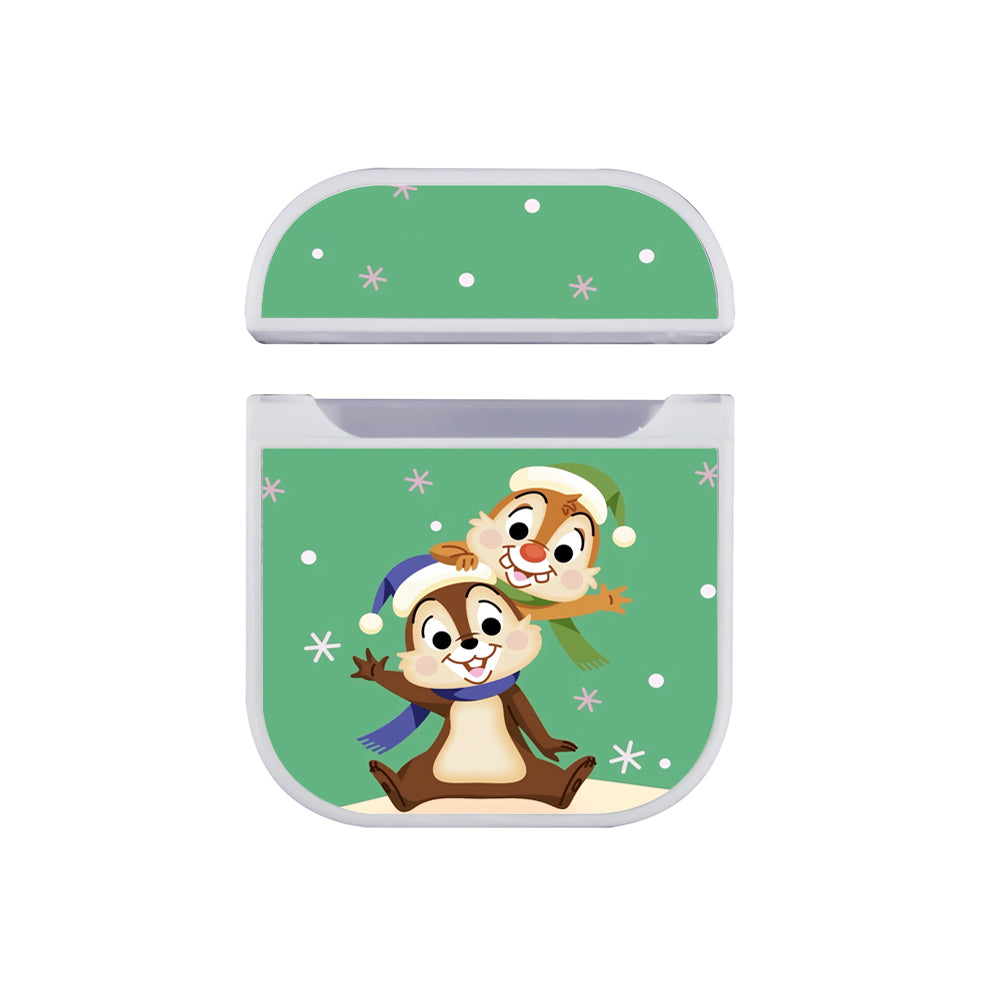 Chip N Dale Happy Winter Apple AirPods Case-AirPod Case-White-Altracase