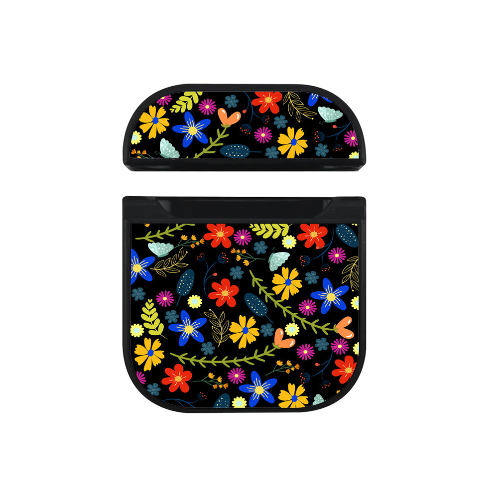 Color Pop Floral Pattern Apple AirPods Case - Altracase