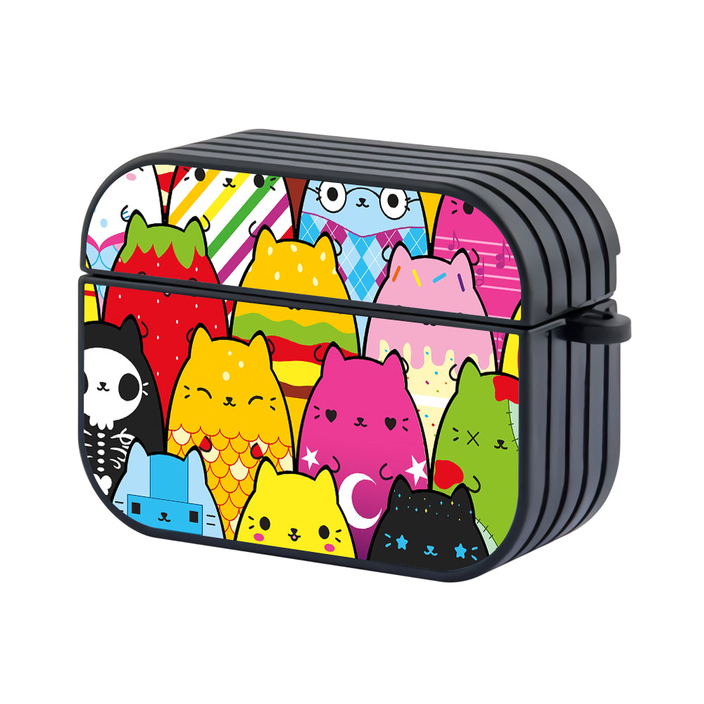 Colorful Kawaii Cat Collection Apple Airpods Pro Case - Altracase