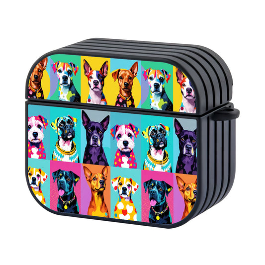 Colorful Pop Art Dogs Apple AirPods 4 Case - Altracase