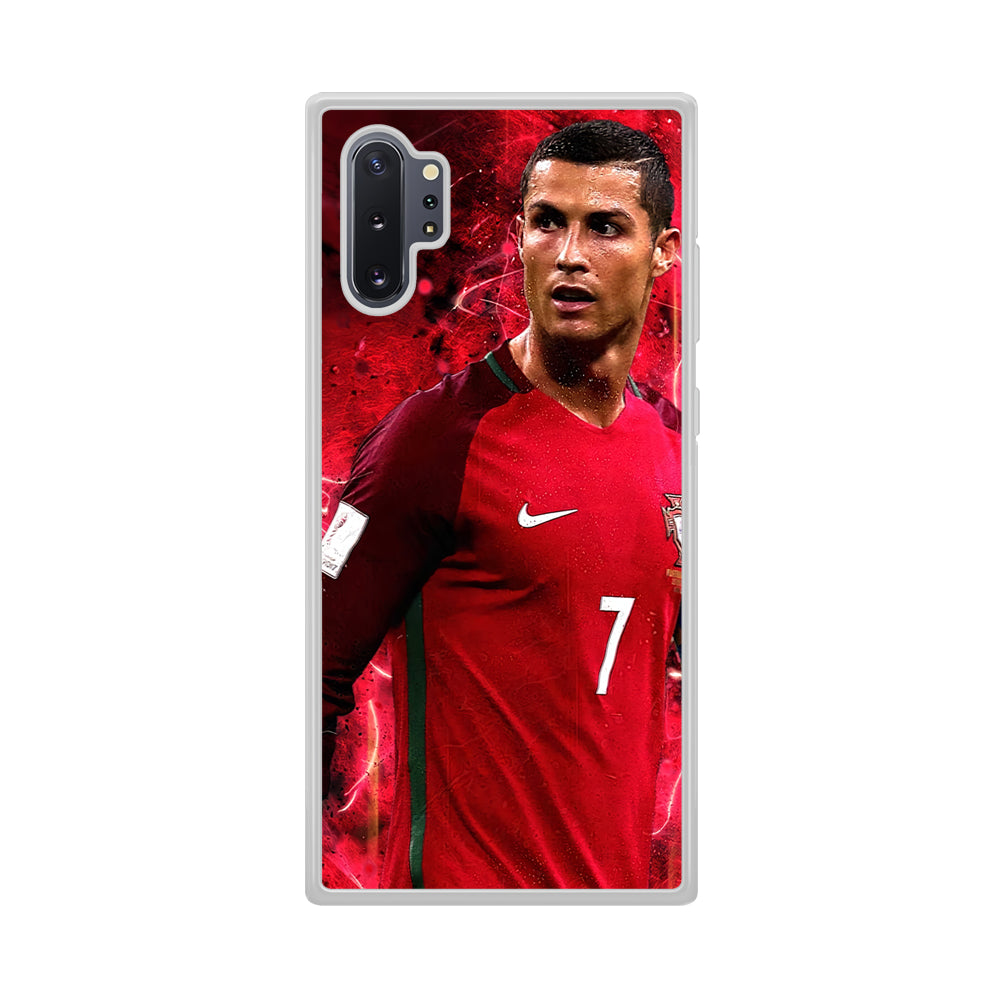 Cristiano Ronaldo Red Aesthetic Samsung Galaxy Note 10 Plus Case