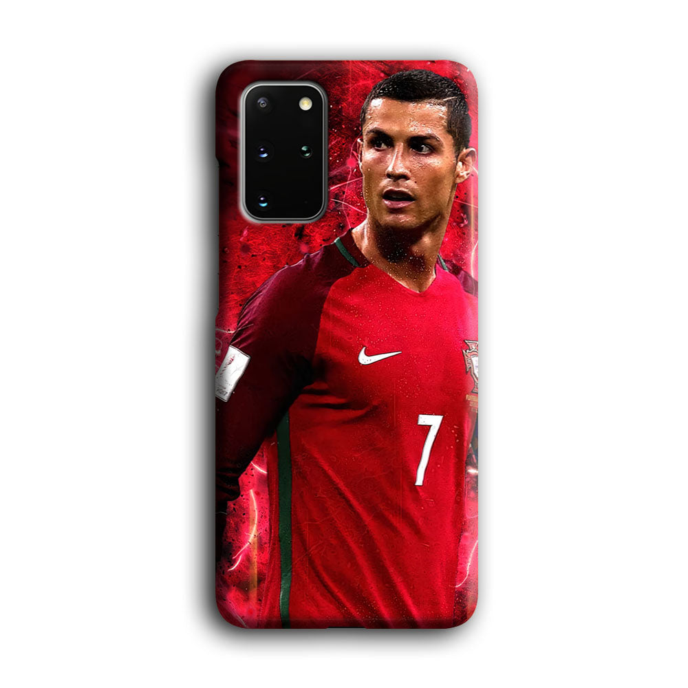 Cristiano Ronaldo Red Aesthetic Samsung Galaxy S20 Plus Case