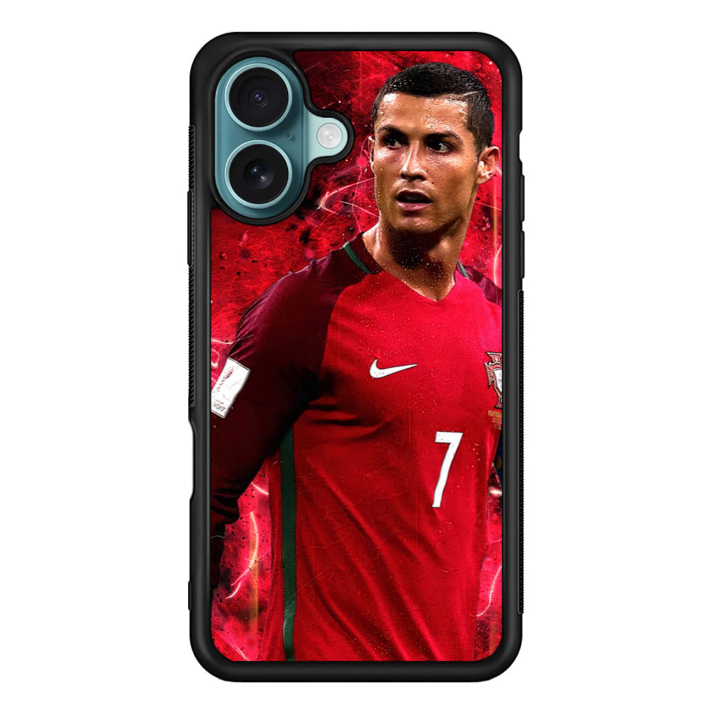 Cristiano Ronaldo Red Aesthetic iPhone 16 Case - Altracase