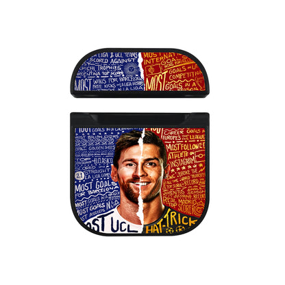 Cristiano Ronaldo VS Lionel Messi Apple AirPods Case-AirPod Case-Black-Altracase