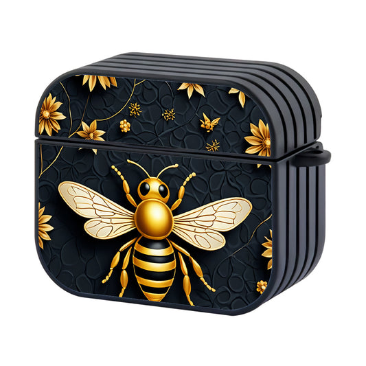 Cute Bee and Flower Apple AirPods 4 Case - Altracase