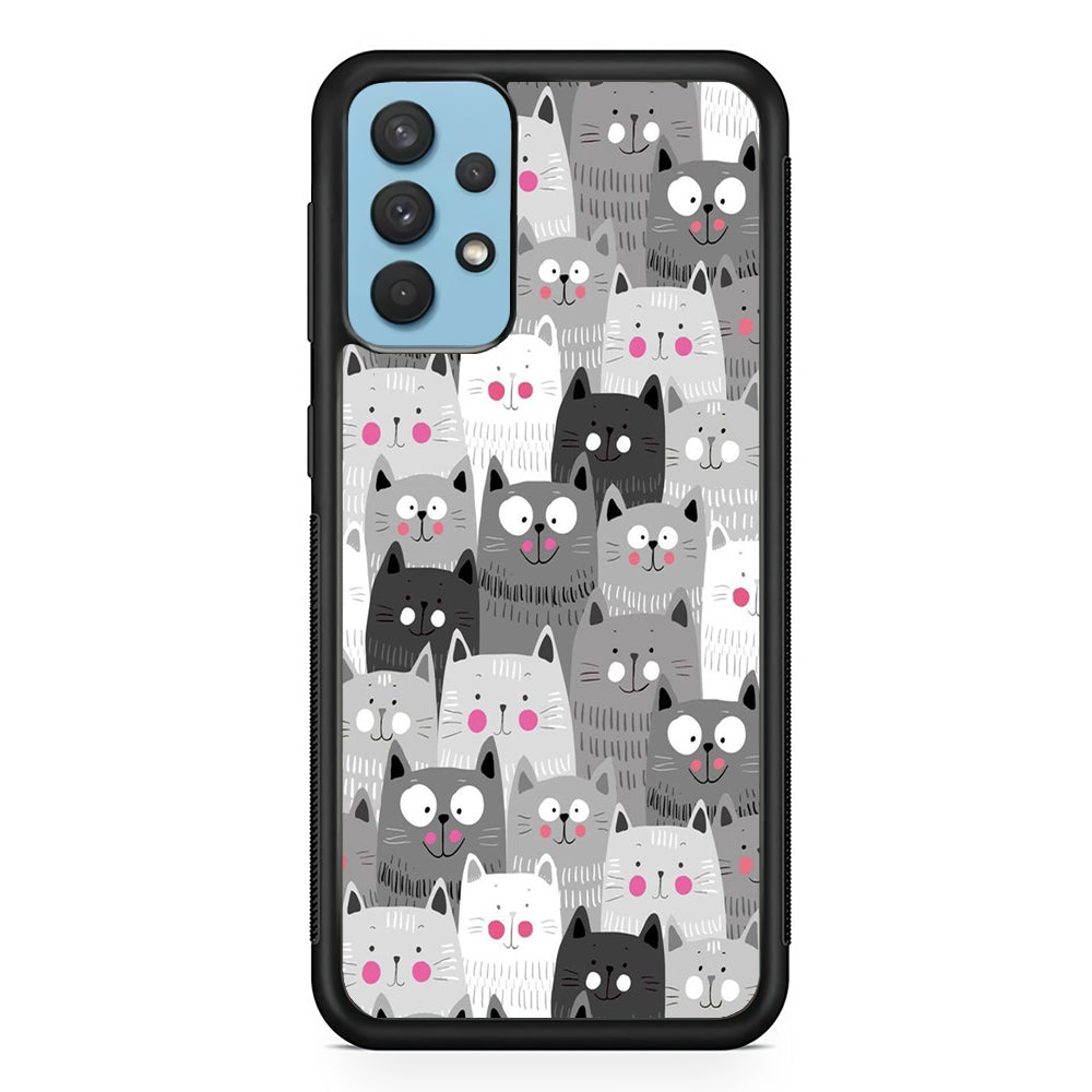 Cute Cat 001 Samsung Galaxy A32 Case