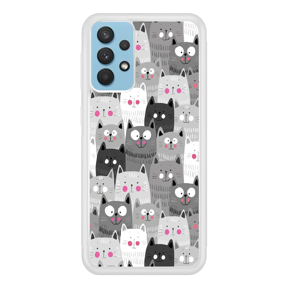 Cute Cat 001 Samsung Galaxy A32 Case