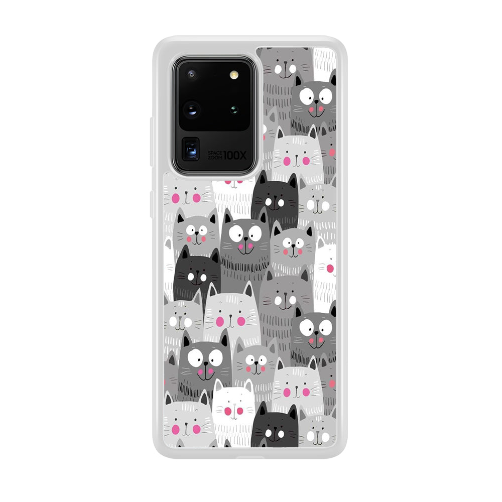 Cute Cat 001 Samsung Galaxy S20 Ultra Case