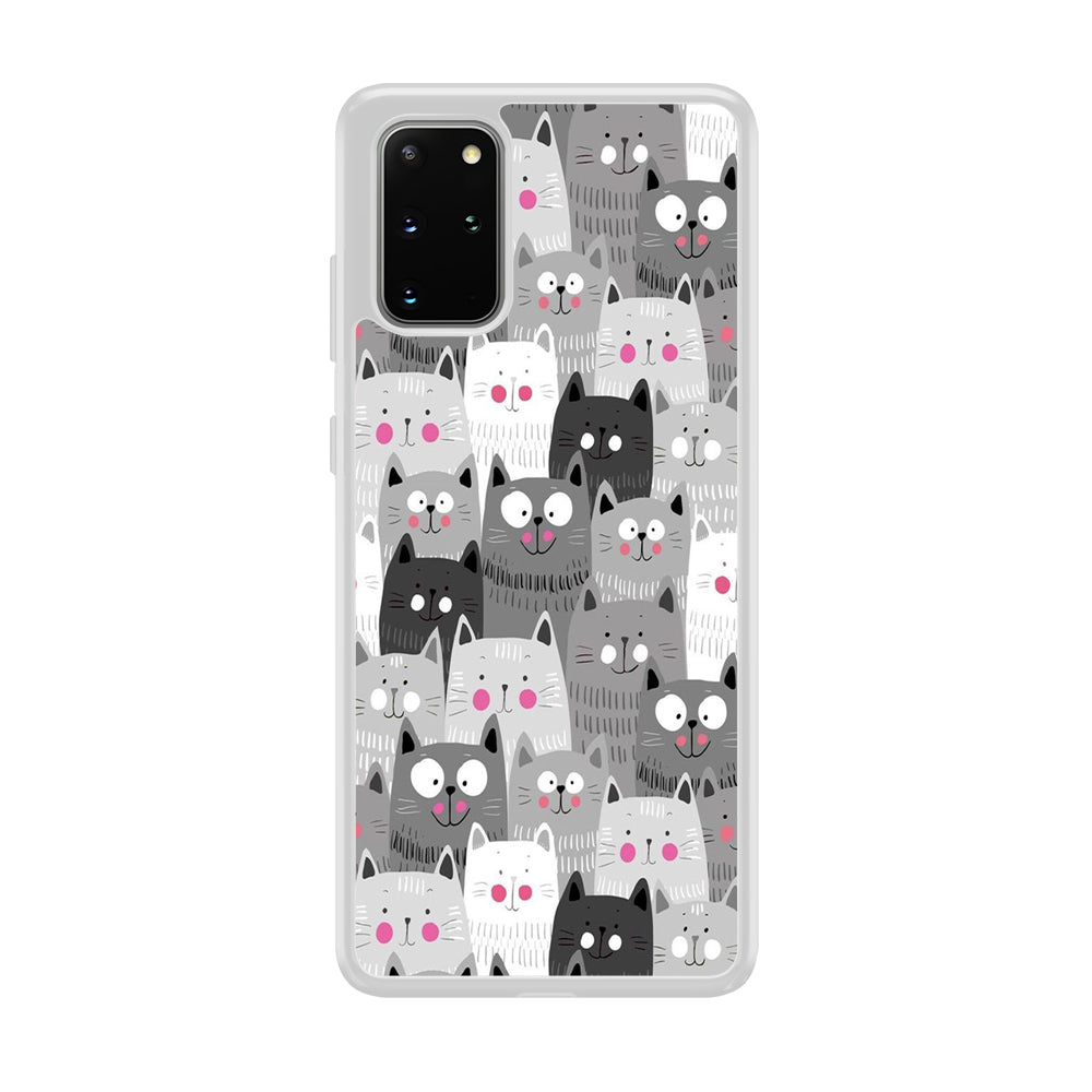 Cute Cat 001 Samsung Galaxy S20 Plus Case