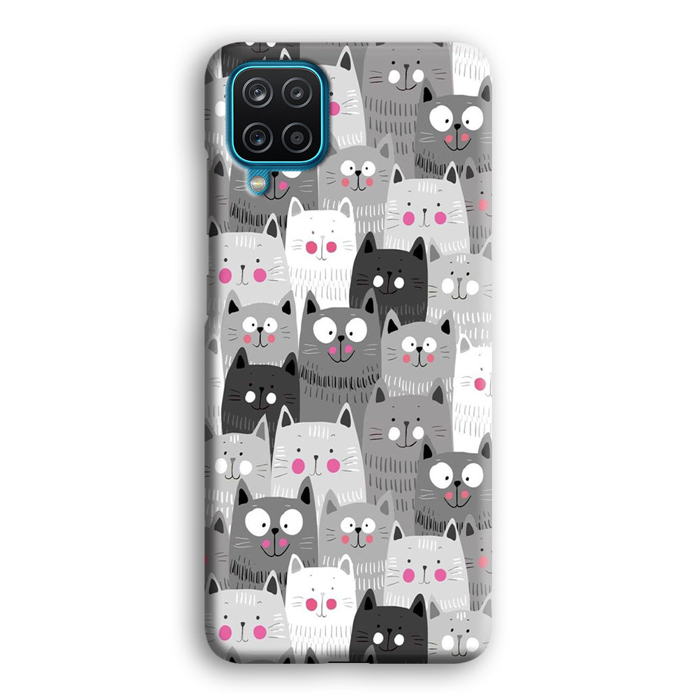 Cute Cat 001 Samsung Galaxy A12 Case