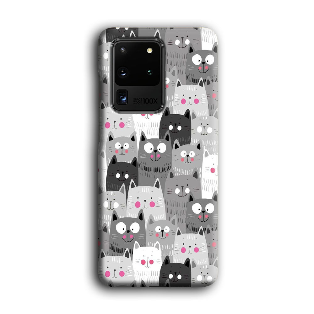 Cute Cat 001 Samsung Galaxy S20 Ultra Case