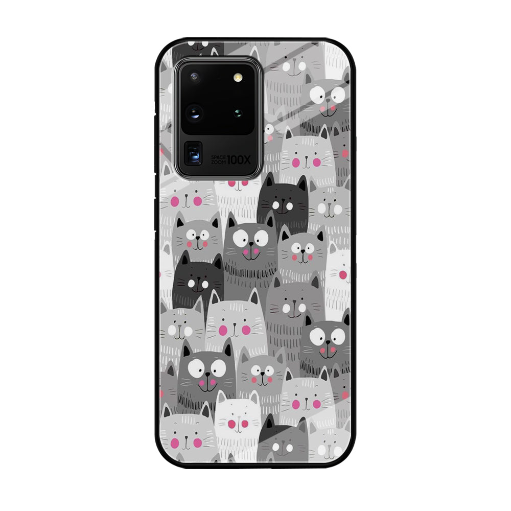 Cute Cat 001 Samsung Galaxy S20 Ultra Case