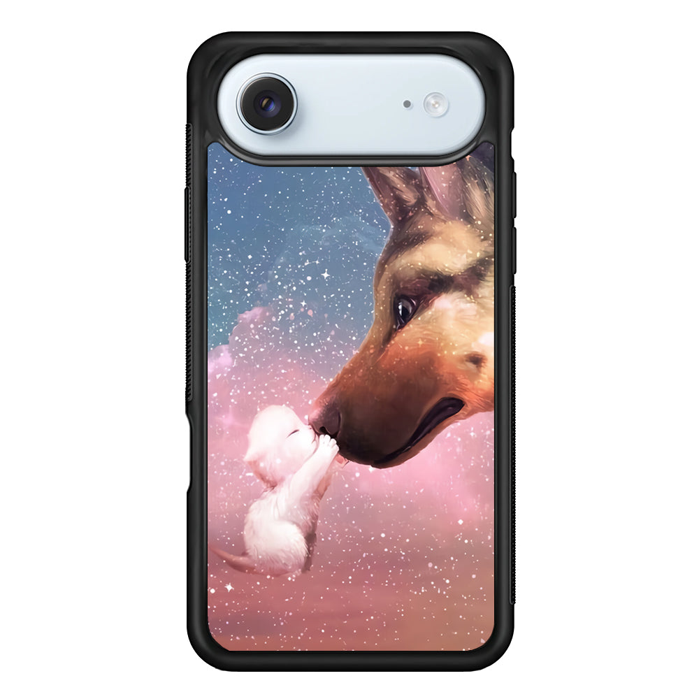 Cute Cat Kiss Dog iPhone 17 Air Case - Altracase
